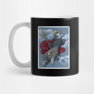 Ferret Hermes - White Outlined Version Mug